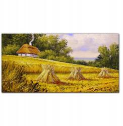 Coloray Vászonkép Festmény kunyhó falu 100x50 cm (010030010010000016836)