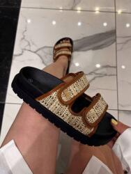 Shein A34103 Shien Tépőzáras Bebújós Flip-flop Papucs (40) 39 (sx25052334552552260)