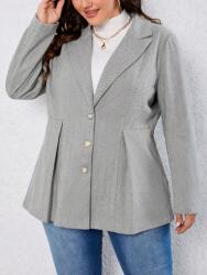 Shein HC41211 Shein Halszálka Mintás Női Blézer 48-AS