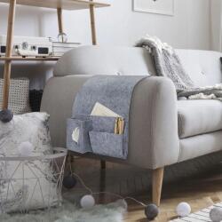  Textil kanapé rendszerező, szürke (3664944402992)