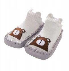 MilaBaby Óvodai bölcsődei papucs cipő Szürke 13cm 6-12mcy Eu 18/19 (#C900A)