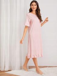 Shein Csíkos Hálóing Rózsaszín MIDI 38 M__M