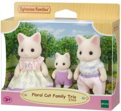 EPOCH Set Figurine Sylvanian Families - Familia Pisicutelor Floral Trio (SF5769) Figurina