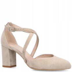 Kotyl Tánccipő bőrből Kotyl 7075 Bézs 36 (KOTYL 7075 BEŻ ZAMSZ)