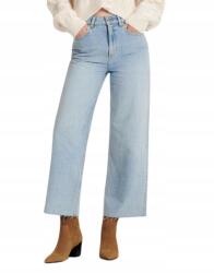 Reserved KC73107 Női Farmer Széles Marina Nadrág Magas Derekú (11) XXL