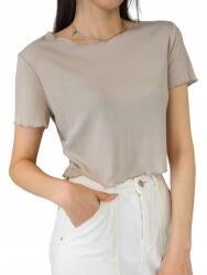 Shein Dazy Bézs Rövid Ujjú Póló Casual 42 XL __XL