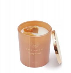 CRYSTALLOVE Szójagyertya mangó oud kalcittal 400g limited edition