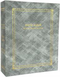  Fotóalbum 100 oldal 200 fotóhoz 10 x 15 cm Szürke (Album-2)