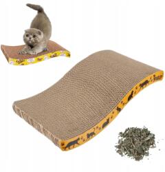  Kaparófa Nagy Macska Napozóágy Macskamenta Kartonszőnyeg Vízszintes 43x21cm (KAT01122)