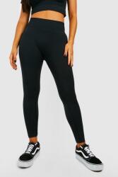 Boohoo KC04314 Boohoo Petite Bordázott Magas Derekú Leggings (37) S