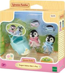 EPOCH Set Figurine Sylvanian Families - Pinguini cu masinuta (SF5695) Figurina