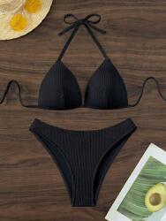 Shein Fekete Kétrészes Fürdőruha Csb NJ4__S