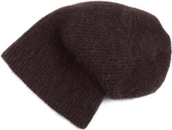 Szaleo Angora Street női téli sapka hosszú, beanie, angóra sötétbarna