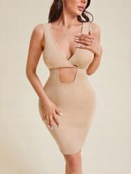 Shein KC43111 Illeszkedő Ruha Mini Kivágással Shein M