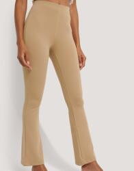 NA-KD Bézs Viszkóz Elegáns Nadrág 36 S