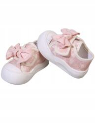 Shein Kids Rózsaszín Tépőzáras Tornacipő Masnival Casual 21__21