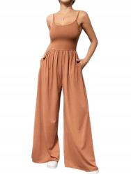 Shein Vállpántos Női Overál Barna 40/42 1EK