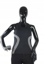 Silvian Heach Fekete Logós Top, Size XS, poliészter (378435)