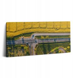 Wallfluent Fotótapéta Szoba Inspiráló Mezők Drón Poznań 100x50 cm (010030010010000075422)