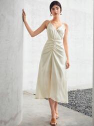 Shein Minimalista Ruha, fodros, gyöngyház, Size 34, XS