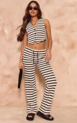 Prettylittlething Krémszínű Csíkos Nadrág (40) (564057)