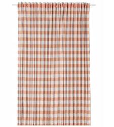 IKEA Glanshagtorn Függöny 1 db narancssárga-fehér-kék, 300x300 cm (305.558.09)