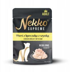 Nekko Supreme Adult Csirkemell sonkával húslevesben 70g