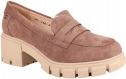 News Őszi Cipő Női Félcipő Platform Mokaszin Kényelmes Talpbetét Bőr 41 (12401 KHAKI)