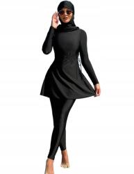 Shein Fürdőruha Fekete Bikini Kétrészes 40 L__L