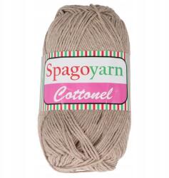 SpagoYarn "cottonel" Fonal 85% Pamut 15% Poliészter 100G Piszkos Bézs (I-VN0-75-368)