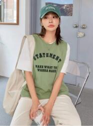 Shein Női Póló Zöld Casual 36 S