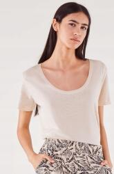 Mango Etam Bézs Rövid Ujjú Póló (L) (242150)