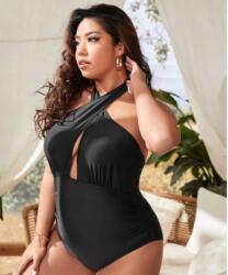 Shein Fürdőruha Fekete Basic 42 XL