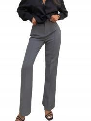 Shein Elegáns Szürke Egyenes Nadrág 36 S__s