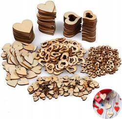  Tokerd Fa Dekorációs Szív Szett, 8 méret, DIY, 500 db (6917834785055)