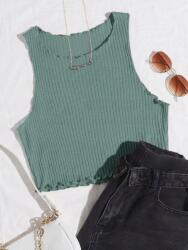 Shein HC44102 Shein Kötött Crop Top Csíkos 50