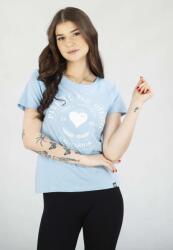 Pitbull Pit Bull Heartie póló, világoskék (215057510001)