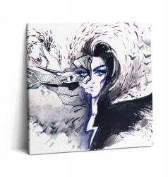 Wallfluent Vászonkép Canvas Nyomtatott Vászonkép Edzőterem Illusztráció Nők 60x60 cm (010030010270000074883)