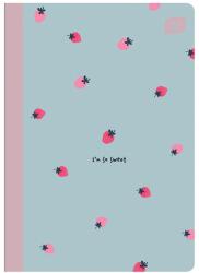 Interdruk füzet A5-32 Dupla Színes Vonalas (keskeny) Eper (5902277276049)