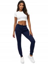 Shein Sötétkék Melegítőnadrág Megkötővel És Zsebekkel L 1HL (SZ2412168782487218)