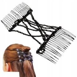  Gumiszalaggal nyújtható fém hajfésű (0028-52)