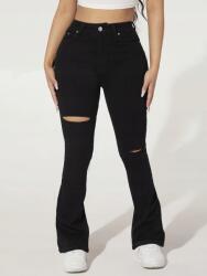 Shein LC32221 Shein Petite Farmer Nadrág Szakadás Xxs