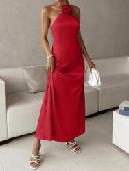 Shein Piros Nyitott Hátú Ruha (s) (587146)