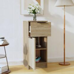 vidaXL Szekrény, sonoma tölgy, 30x30x70 cm, fa alapanyag (811121)