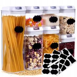 Élelmiszer Tároló Dobozok Készlet 7 db-os légmentesen záródó élelmiszer doboz (POJEMNIKI SET7 TWORZYWO PP BEZ BPA)