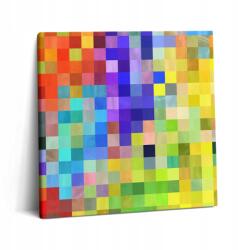 Wallfluent Vászonkép Kortárs Szoba Kis Négyzetek Kompozíció (010030010270000074632)