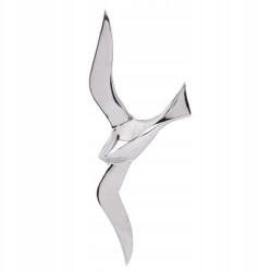 Artpol Fali dekoráció Sirály madár ezüst alumínium dísz figura (5902663632985)