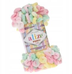 alize Puffy Color 5862 (100g/9m) Kötőfonal Zsenília fonal (5862)