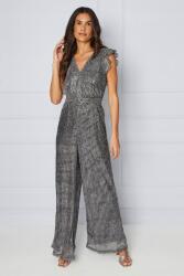Wallis Ezüst Hosszú Szárú Fodros Overál Fényes Wallis 42