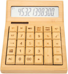  Nagy Méretű Asztali Számológép Százalék Számítással, Fa Hatású, 29 Gombos, Kettős Tápellátás (2612230246411)